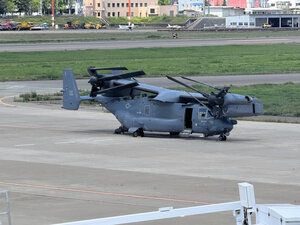 米軍オスプレイ　いわて花巻空港に着陸　危険の未然防止が目的か