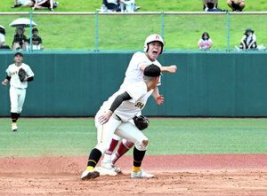 広陵、粘りの3連覇達成　九回土壇場、ノーサイン盗塁で同点呼び込む