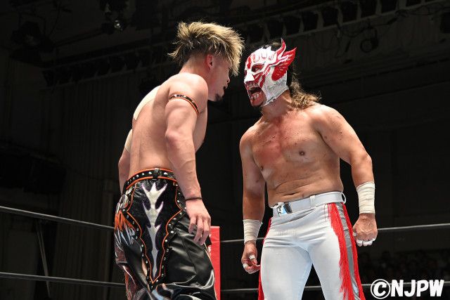 IWGPジュニアに挑戦した22歳の藤田晃生をエル・デスペラードが絶賛！「新日本ジュニアはお前がBOSJ優勝した時点で動いてる」