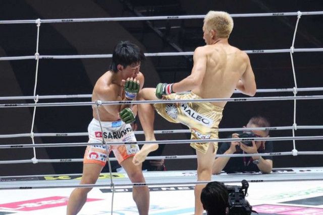 【RIZIN】9年ぶりフライ級・元谷友貴がGP1回戦でヒロヤ圧倒　「絶対優勝するので」高らか宣言