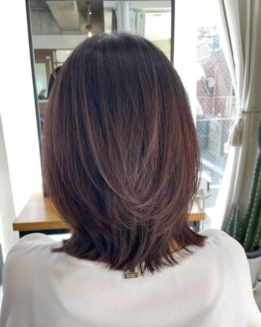 ＜50代の若見えヘア＞ 長さそのままOK！【レイヤーカット】がやっぱ最強、、♡