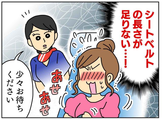「シートベルトの長さが足りない！」飛行機でパニック → 客室乗務員さんの『配慮』に「感激しました」