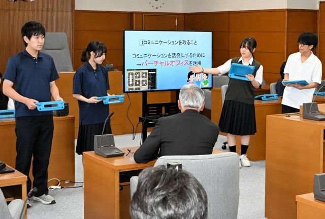 若者の視点、村政に 新篠津で中学生が活性化策