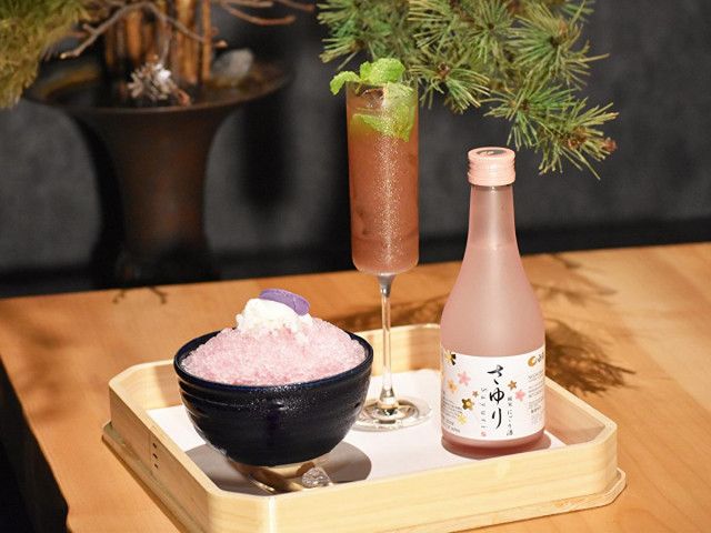 銀座のホテルが日本酒のカクテルとかき氷提供 白鶴酒造とコラボ