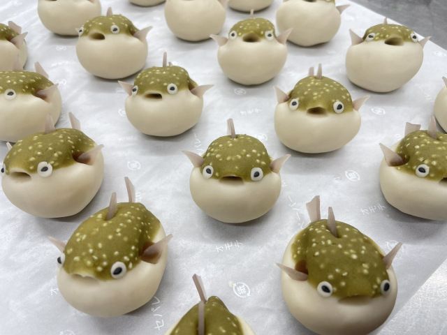 「半開きのお口が最高w」無毒な“フグ”の和菓子がかいわいすぎる 「フォルムが反則笑笑」