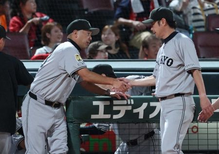阿部監督 ナインに「タイガースが独走しているけど、何とか一泡ふかすために一戦一戦頑張っていこう」