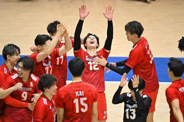 男子バレー日本、決勝R進出! 米国をストレート撃破、高橋藍が最多18得点【ネーションズリーグ】