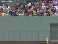 ウソでしょ…？ 大谷翔平、爆速特大弾に“混乱”「ビックリしてるw」外野手の動きが突然おかしくなる「そりゃそうなる」