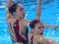 「悔しい気持ちでいっぱい」女子デュエット小林・佐藤コンビ、アクロ失敗で大幅減点、メダルを逃す「落ち着きがないままリフトに入ってしまった」
