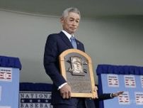 イチロー氏、米野球殿堂入り式典に出席
