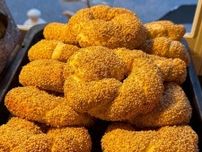 もちふわゴマベーグル　和歌山県白浜のレストラン「ブルー」
