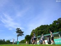 ＜速報＞クマ出没に揺れた国内女子新規大会が無観客で開幕　早朝には爆竹で安全対策も