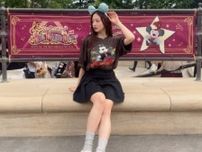 「変装無しで大丈夫でしたか？」森香澄、ディズニーでの美脚ショットを披露！ 「美のオーラ半端ない」