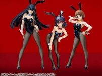 制服を脱いで…バニースタイルもキマってる!!“セーラー服とは卒業するものだ”「キルラキル」満艦飾マコ、鬼龍院皐月、纏流子のフィギュア登場