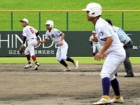 先取点につながる安打　「ずっと一緒だった」敬徳の双子・小瀬良兄弟
