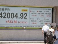 TOPIX、史上最高値を更新　日経平均は大幅続伸し4万1826円