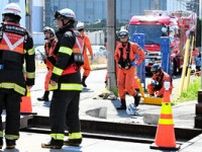 工事現場の穴に転落か　70代男性死亡、40代男性は体調不良　仙台