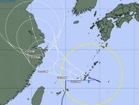 熱帯低気圧が再び台風8号に　28日に沖縄本島に接近、大雨に警戒
