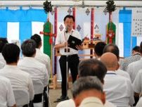 養父市関宮地区に「小さな拠点」起工式　高齢者一時滞在施設など整備