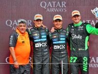 ノリスが母国初優勝。37歳ヒュルケンベルグ、239戦目で悲願の初表彰台【決勝レポート／F1第12戦】