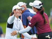 女子ゴルフ・渡辺彩香、6アンダーで2年半ぶりの首位　ボギーなしのラウンドに「アイアンの距離感が合っていた」