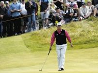 【全英オープン】松山英樹34位浮上、金谷拓実44位　河本力は通算7オーバーで69位に後退