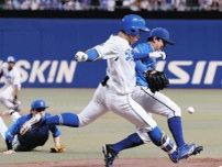 中日・岡林勇希、前半戦打率.294で締めくくり　後半戦へ「良いところで僕が打つんだという自覚を持つ」
