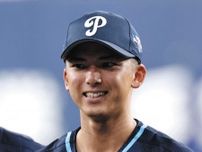 楽天・宗山塁、オールスターは”ミャクミャク風”特別仕様の用具使用　照明の加減では母校・明大カラー『紫紺』連想？「青だと思います」