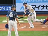 球宴『マイク装着』対決“番外編”　全パ・今井達也「何を投げればいい？」　二走の全セ・牧秀悟「落ち球、三振取りに行くよ」指令
