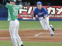 中日・村松開人、めっぽう強い神宮で2度出塁「後半戦はしっかり結果を残していきたい」7月11日以来の出場で存在感