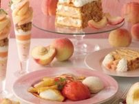 キハチ カフェで白桃スイーツ満喫♡パフェやアフタヌーンティー登場