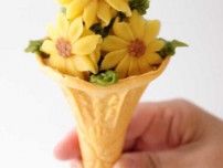 花束みたいなおはぎアイス♡Oh!huggy!!の夏限定フラワースイーツ