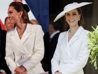 キャサリン妃、着回しが光る3つのホワイトコーデ