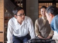 明日の『あんぱん』“釜次”吉田鋼太郎、“のぶ”今田美桜たちに語りかける