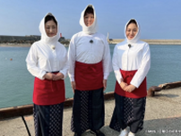 常盤貴子、林修と仲間由紀恵と3人で海女さんの格好に“リアル海女より海女感”を出してしまう