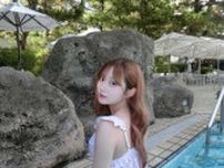 辻希美・杉浦太陽の長女・希空、今年初のプールで夏満喫！夏仕様ネイルも披露
