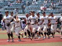 広島大会　崇徳が４９年ぶり夏の甲子園に王手　石丸主将「絶対に甲子園に行きたい」　カープＯＢ・永田監督率いる瀬戸内は守備が乱れる