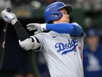 大谷翔平　第２打席は空振り三振　敵地が大歓声に包まれる　第１打席で３８号弾
