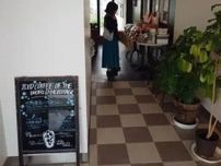 お気に入りのリネンで、お気に入りのカフェへ☕