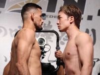 【RIZIN】朝倉未来「すごい試合にします」ファンの前で宣言、クレベルと12秒フェイスオフ…会場大歓声