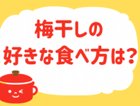 梅干しの好きな食べ方は？＜回答数 34,864票＞【教えて！ みんなの衣食住「みんなの暮らし調査隊」結果発表 第220回】
