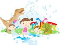 夏休み限定・水あそびエリア