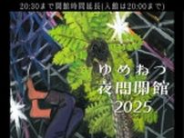 夢の島熱帯植物館　夜間開館2025