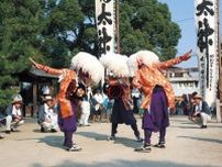 御馬祭礼　笹踊り・七福神踊り