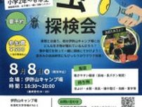 真夏の夜の昆虫探検会