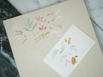 自然の素材で絵を描こう！