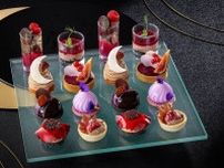コンラッド東京「神秘的な月」着想のハロウィンアフタヌーンティー、和栗モンブラン＆巨峰ゼリーなど