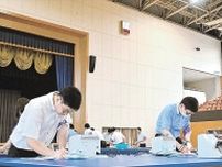 開票遅れ、ミス相次ぐ　白河は午前６時３０分確定　福島県内