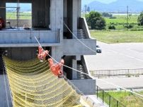 東北指導会活躍誓う　福島県会津若松消防署　城南分署のロープブリッジ救出チーム