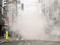 ガスボンベ爆発か　露店の一部焼く、店主がやけど　会津若松・ほおずき市